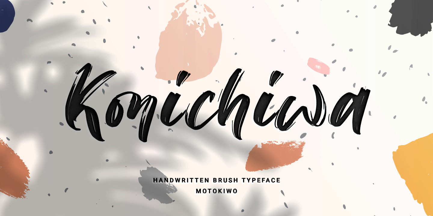 Konichiwa Font preview